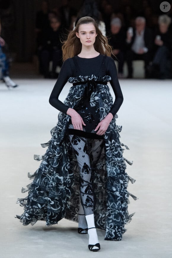 Défilé de mode Haute-Couture "Chanel" au Grand Palais Ephémère lors de la fashion week de Paris. Le 23 janvier 2024 ©