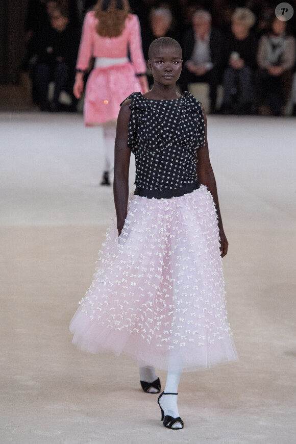 Défilé de mode Haute-Couture "Chanel" au Grand Palais Ephémère lors de la fashion week de Paris. Le 23 janvier 2024 ©
