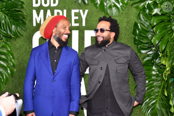 Photo : Très décontractés, ils ont assisté à l'avant-première du film "One  Love" sur Bob Marley en Jamaïque en présence du chef d'état de l'île Meghan  Markle et le prince Harry -
