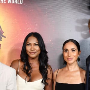 Brian Robbins, Tracy James, Prince Harry, Meghan Markle - Avant-première du film "One Love" sur Bob Marley en Jamaïque le 23 janvier 2024