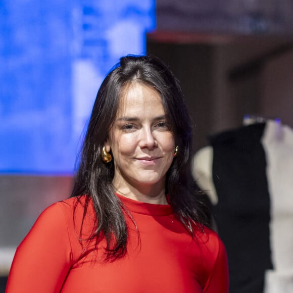 Exclusif - Pauline Ducruet lors de la présentation "Alter" de Pauline Ducruet dans le cadre de la Fashion Week de Paris (PFW) Collection Homme Prêt-à-Porter Automne/Hiver 2024-2025, à la Caserne à Paris, France, le 19 janvier 2024. © Olivier Borde/Bestimage 