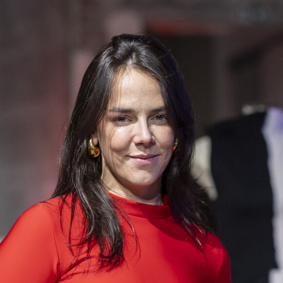 Pauline Ducruet a présenté sa collection de vêtements avec une petite surprise.
Exclusif - Pauline Ducruet lors de la présentation "Alter" de Pauline Ducruet dans le cadre de la Fashion Week de Paris (PFW) Collection Homme Prêt-à-Porter Automne/Hiver, à la Caserne à Paris, France. © Olivier Borde/Bestimage 