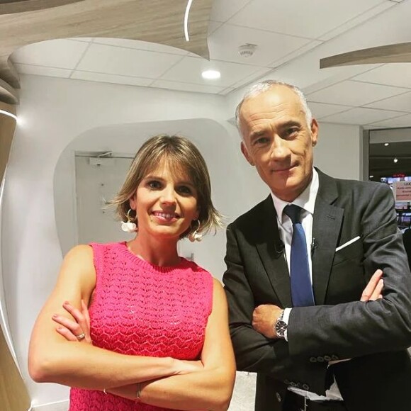 Mais elle n'a pas oublié Gilles Bouleau avec qui elle collaborait
Garance Pardigon, journaliste et nouvelle recrue de Bruce Toussaint dans la matinale "Bonjour !", sur TF1.