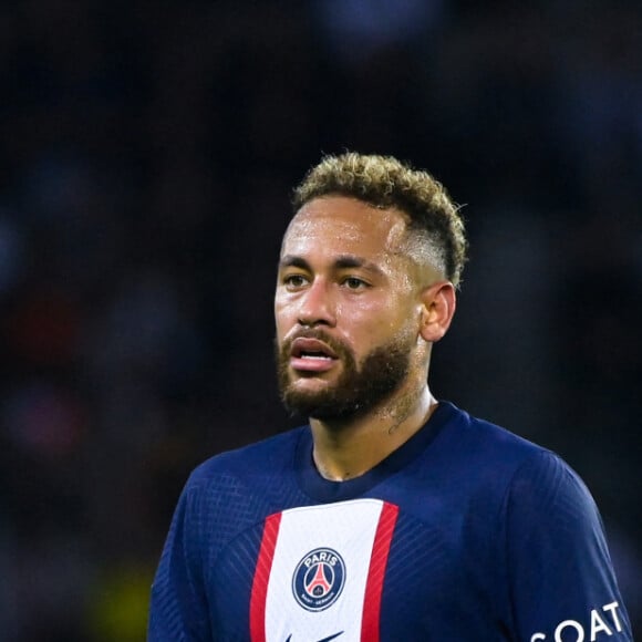 Neymar Jr ( 10 - PSG ) - - Match de Ligue 1 Uber Eats "PSG -OM" (1-0) au Parc des Princes à Paris le 16 octobre 2022.