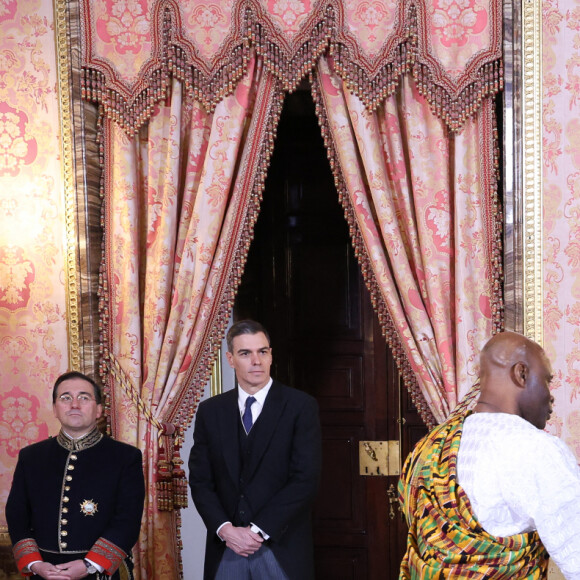 King Felipe and Queen Letizia, during the annual reception of the Accredited Diplomatic Corps in Spain, at the Royal Palace, on January 31, 2024, in Madrid (Spain). The Diplomatic Corps accredited in Spain is composed in total by 126 Embassies resident in our country and almost 800 Consulates, 153 career and more than 600 honorary ones. In addition, another 49 countries are accredited to Spain, but have residence in Paris, London, Brussels or Geneva. On the other hand, 42 international organizations have their headquarters in Spain. The Diplomat is a public official expert in international relations with a view to being accredited before other States and also in International Organizations with a representative character. JANUARY 31;2024 Marta Fernández Jara / Europa Press 01/31/2024 