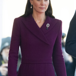 Catherine (Kate) Middleton, princesse de Galles - La famille royale et le gouvernement du Royaume Uni lors de la cérémonie d'accueil du président de l'Afrique du Sud, en visite d'état à Londres, Royaume Uni, le 22 novembre 2022. 
