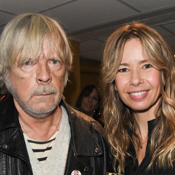 Le beau mariage de Renaud et Romane Serda
 
Exclusif - Le chanteur Renaud (Renaud Séchan) et son ex-femme Romane Serda - People au concert de Dave à Bobino à Paris. © Coadic Guirec/Bestimage