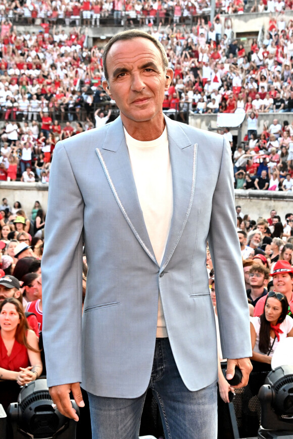 Exclusif - Nikos Aliagas - Enregistrement de l'émission "La chanson de l'année" dans les Arènes de Nîmes. © Bruno Bebert-Christophe Clovis / Bestimage