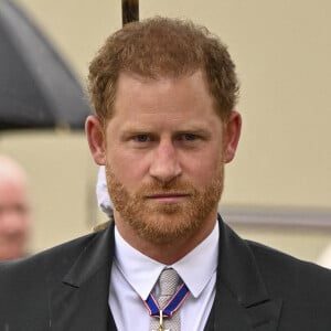 Le prince Harry critiqué pour sa venue
 
Le prince Harry, duc de Sussex - Les invités arrivent à la cérémonie de couronnement du roi d'Angleterre à l'abbaye de Westminster de Londres, Royaume Uni.