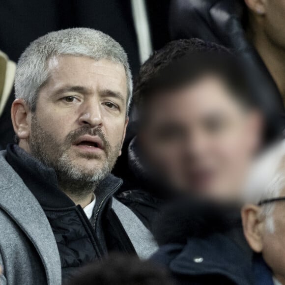 Le chanteur Grégoire était là lui aussi

Le chanteur Grégoire - Célébrités dans les tribunes de la 8ème de finale de la coupe de France de football entre le PSG contre Brest (3-1) au Parc des Princes à Paris le 7 février 2024. © Cyril Moreau/Bestimage