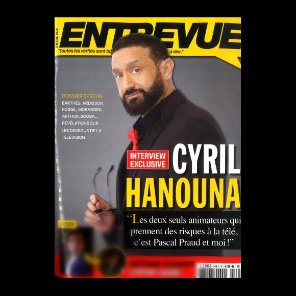 Couverture du magazine "Entrevue" du jeudi 8 février 2024
