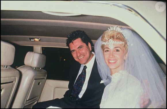 Mariage de Claudia et Jean-Marie Bigard en 1991
