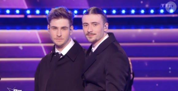 Pierre et Julien lors de la finale de Star Academy