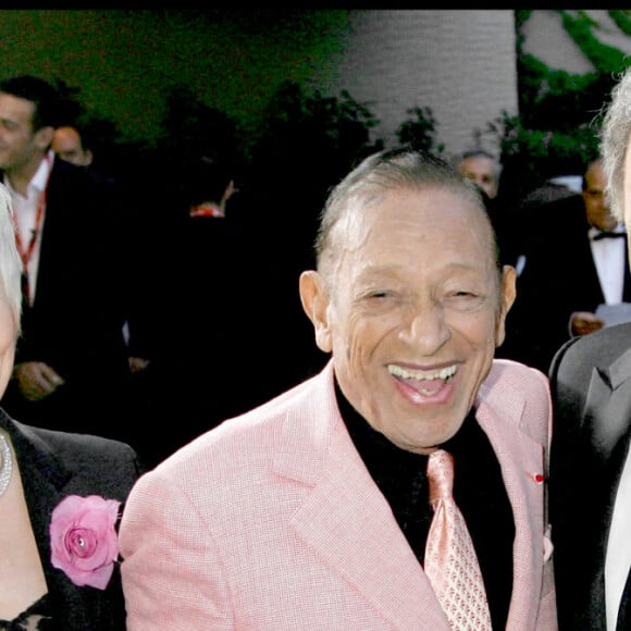 Henri Salvador, son épouse Catherine et Michael Drucker - Enregistrement de l'émission "Tenue de soirée" au sporting club de Monaco © Guillaume Gaffiot/Bestimage