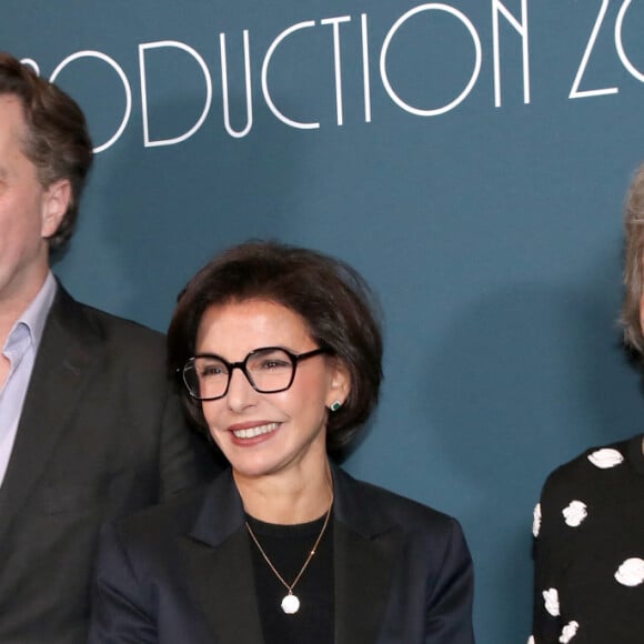 Dominique Boutonnat, Rachida Dati et Véronique Cayla - Dîner des Producteurs - César 2024 à l'hôtel Intercontinental à Paris le 12 février 2024. © Bertrand Rindoff/Bestimage