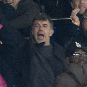 Stéphane Plaza - Célébrités dans les tribunes du match aller des huitièmes de finale de la Ligue des champions entre le PSG et la Real Sociedad (2-0) au Parc des Princes à Paris le 14 février 2024. © Cyril Moreau/Bestimage