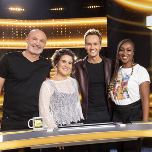 Le jeu "100% Logique" fait son grand retour sur France 2
Exclusif - Frank Leboeuf, Antonia de Rendinger, Cyril Féraud, Nadège Beausson-Diagne - Enregistrement de l'émission "100% Logique", présentée par C.Féraud et diffusée sur France 2 © Cyril Moreau / Bestimage