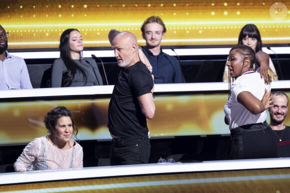 Exclusif - Antonia de Rendinger, Frank Leboeuf, Nadège Beausson-Diagne - Enregistrement de l'émission "100% Logique", présentée par C.Féraud et diffusée le 17 février sur France 2 © Cyril Moreau / Bestimage