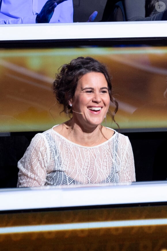 Exclusif - Antonia de Rendinger - Enregistrement de l'émission "100% Logique", présentée par C.Féraud et diffusée le 17 février sur France 2 © Cyril Moreau / Bestimage