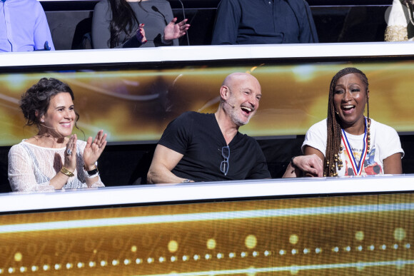 Exclusif - Antonia de Rendinger, Frank Leboeuf, Nadège Beausson-Diagne - Enregistrement de l'émission "100% Logique", présentée par C.Féraud et diffusée le 17 février sur France 2 © Cyril Moreau / Bestimage