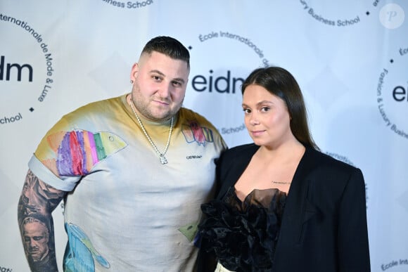 Exclusif - Nico et Daniella Capone - Défilé de l'école de mode EIDM à la Philharmonie de Paris le 2 avril 2023. © Rachid Bellak/Bestimage 