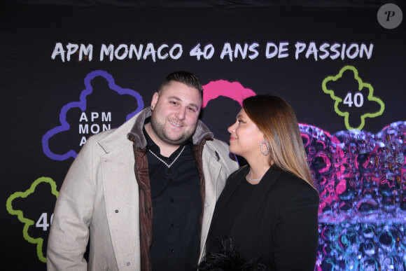 Exclusif - Nico et Daniella Capone - Dîner des 40 ans du bijoutier "APM Monaco" à l'hôtel Plaza Athénée à Paris, France, le 14 décembre 2022. © Rachid Bellak/Bestimage