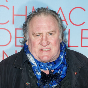 Gérard Depardieu à la première du film "The Taste of Small Things" à Berlin le 12 janvier 2023.