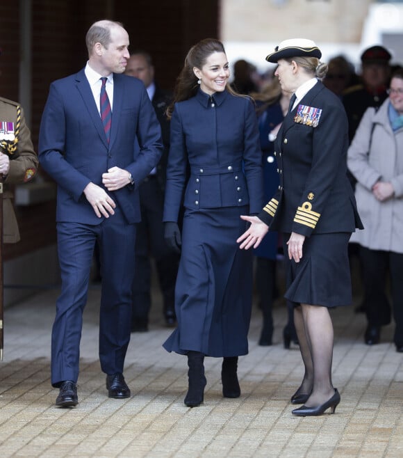 Le prince William, duc de Cambridge, et Catherine (Kate) Middleton, duchesse de Cambridge - Visite du Centre de réadaptation médicale de la défense à Stanford, Leicestershire le 11 février 2020. 