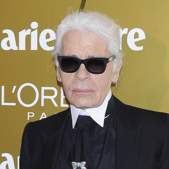 Karl Lagerfeld - Soiree Prix de la Mode de Marie Claire a Madrid, le 22 november 2012. 