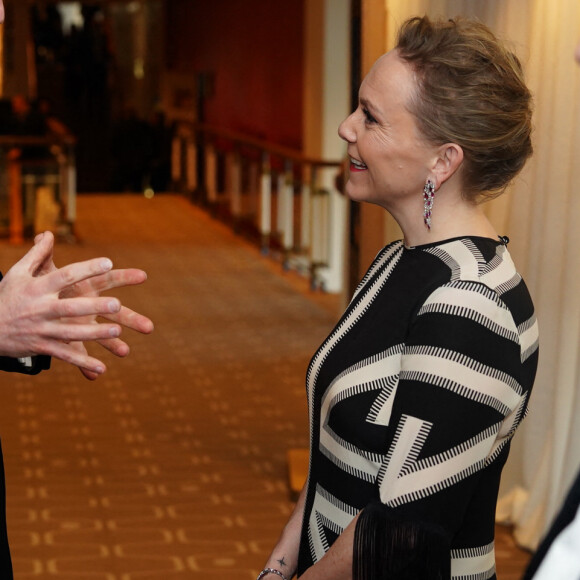 Le prince William, prince de Galles - Photocall des "British Academy Film Awards 2024" (BAFTA) au Royal Festival Hall à Londres le 18 février 2024.