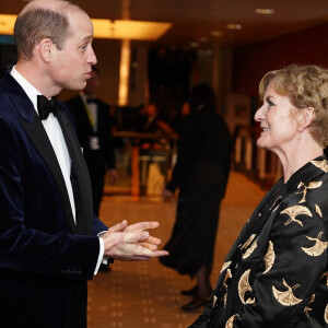 Le prince William, prince de Galles - Photocall des "British Academy Film Awards 2024" (BAFTA) au Royal Festival Hall à Londres le 18 février 2024.