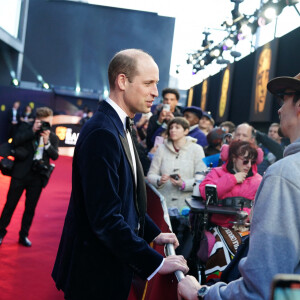 Il a évoqué ces dernières semaines pas faciles avec sa femme Kate Middleton.
Le prince William, prince de Galles - Photocall des "British Academy Film Awards 2024" (BAFTA) au Royal Festival Hall à Londres le 18 février 2024.