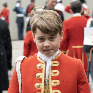 Le prince George de Galles lors de la cérémonie de couronnement du roi d'Angleterre à Londres, Royaume Uni, le 6 mai 2023. 