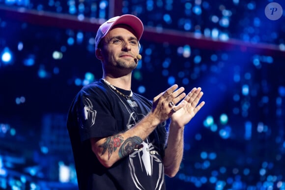 Squeezie - L'émission Zen de M.Biaggi investit le Zenith de Paris (devant plus de 7000 personnes qui se sont arrachés les places en quelques secondes) pour sa dernière de la saison le 26 juin 2023. © Jeremy Melloul / Bestimage