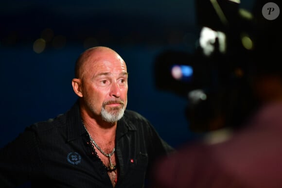 Exclusif - Vincent Lagaf' - Soirée Marcel Campion au restaurant La Bouillabaisse Plage de Saint-Tropez, France, le 7 août 2019. © Rachid Bellak/Bestimage