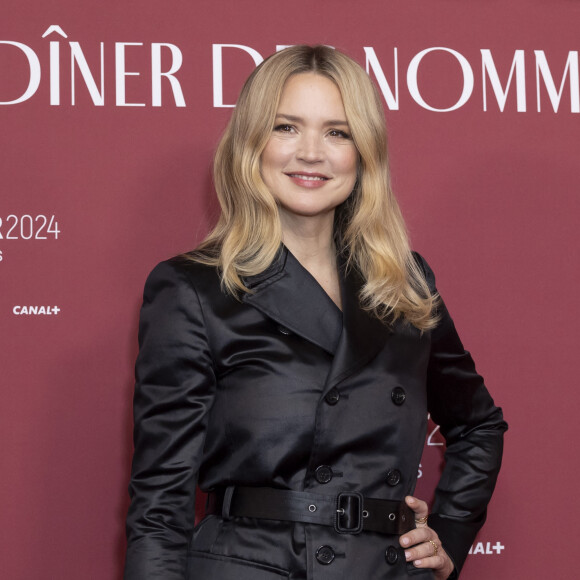 Pour son role dans "L'Amour des Forets".
Virginie Efira au Photocall des participants au dîner des nommés des César 2024 au Fouquet's Paris le 5 février 2024. © Olivier Borde / Bestimage 