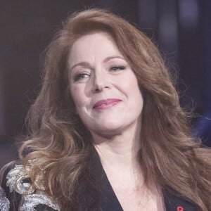 Exclusif - Isabelle Boulay - Enregistrement de l'émission "Les stars chantent pour le Sidaction - 40 ans de chansons de Céline Dion" au Palais des Sports à Paris,.