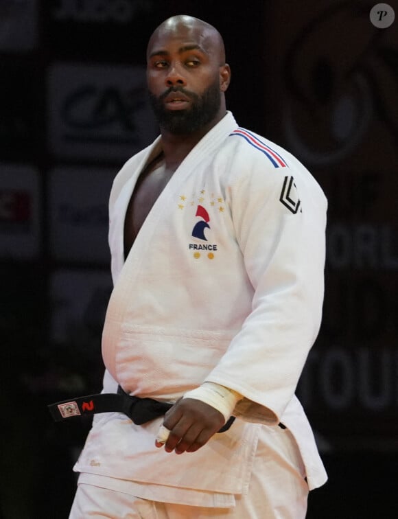 Le président l'a appelé à relativiser. 
Teddy Riner - Judo : Le Paris Grand Slam 2024. Paris, le 4 février 2024. 