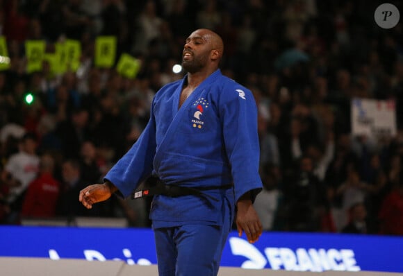 Teddy Riner remporte le Paris Grand Slam pour la 7ème fois - Tournoi international Judo Paris Grand Slam, le plus grand au monde à l'AccorArena à Paris le 5 février 2023 . 
