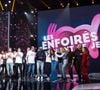 Parmi eux, figurera un célèbre chanteur qui avait déserté le show depuis 15 ans !
Exclusif - Mimie Mathy, Jenifer Bartoli, Liane Foly, Claudio Capéo, Zazie, Philippe Lacheau, Gérard Jugnot, Patrick Bruel, Arthur Essebag, Kad Merad, Omar Sy, Laure Pester (Lorie), Amel Bent, Franck Dubosc, Vitaa, Élie Semoun, Issa Doumbia, Nikos Aliagas, Camille Lellouche - Enregistrement de l'émission "Les enfoirés jouent le jeu", qui sera diffusée le 30 novembre en prime time sur TF1. Le 18 novembre 2019 © Cyril Moreau / Bestimage