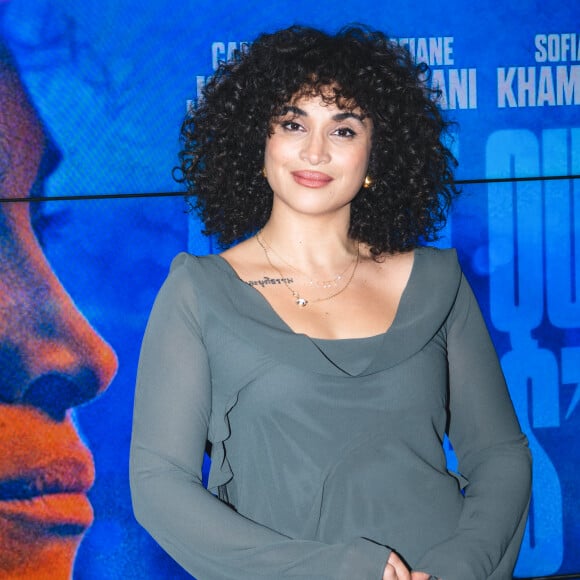 Camélia Jordana lors de l'avant-première du film "Avant que les flammes ne s'éteignent" au cinéma UGC Ciné Cité Les Halles à Paris le 7 novembre 2023. © Sam Delpech / Bestimage 