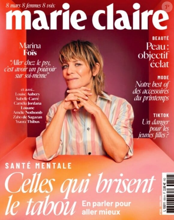 Le 29 février 2024 dans les colonnes de "Marie-Claire" dont le numéro spécial était axé sur la santé mentale, l'artiste s'est livrée sur ce sujet qui lui tient à coeur.