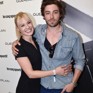 Katrina Patchett et son ex-mari Valentin D'Hoore - Le coq sportif et Guerlain organisent une soirée pour célébrer le lancement de leur collaboration, au flagship le coq sportif boulevard Saint-Germain à Paris, France, le 31 mai 2017. © Rachid Bellak/Bestimage