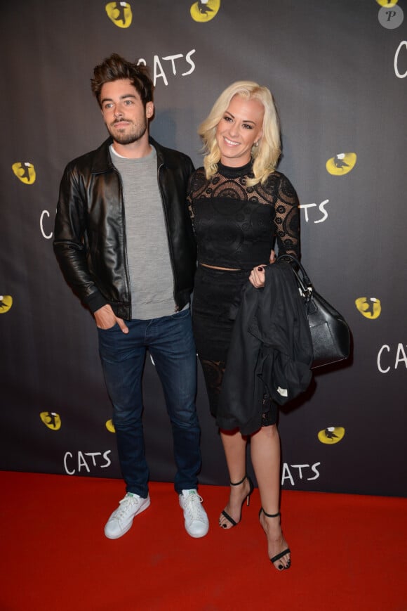 Katrina Patchett et son ex-mari Valentin D'Hoore - Première de la comédie musicale "Cats" au théâtre Mogador à Paris, le 1er octobre 2015.