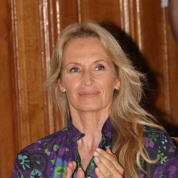 Estelle Lefébure (marraine de l'édition) lors de la cérémonie de remise de prix du concours pédagogique "Oceano pour Tous" au musée Océanographique de Monaco, le 13 juin 2023. © Claudia Albuquerque/Bestimage 