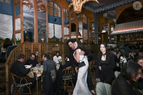 Exclusif - Tomer Sisley avec sa femme Sandra Sisley lors de la 5ème édition de la soirée "Les jeudis de Sandra" au Café Lapérouse à Paris, France, le 7 mars 2024.