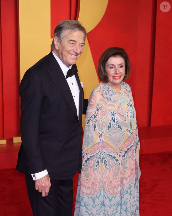 Paul Pelosi et Nancy Pelosi à la soirée des Oscars organisée par Vanity Fair