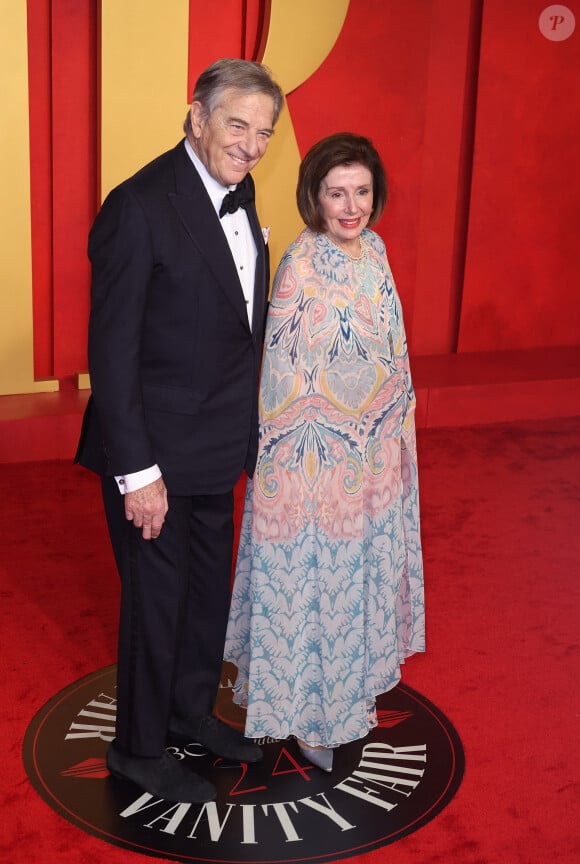Paul Pelosi et Nancy Pelosi à la soirée des Oscars organisée par Vanity Fair