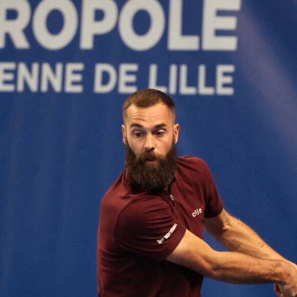 Benoît Paire lors du Play In Challenger Lille 2024 ATP Challenger Tour