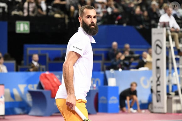 "Fetichistes, bonne journée", écrit-il
 
Benoît Paire à l'Open Sud de France à Montpellier.